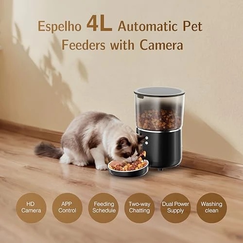 Automatic Pet Feeder with Camera — Automatic Feeders, UXZEB