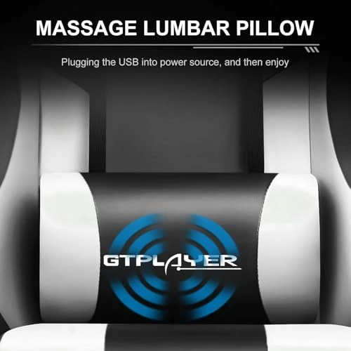 Gaming Chair with Footrest and Lumbar Support — Desk Chairs, GTPLAYER
