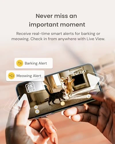 Mini 360° 2K QHD Pet Camera with Rotating Treat Dispenser — Cameras & Monitors, Furbo