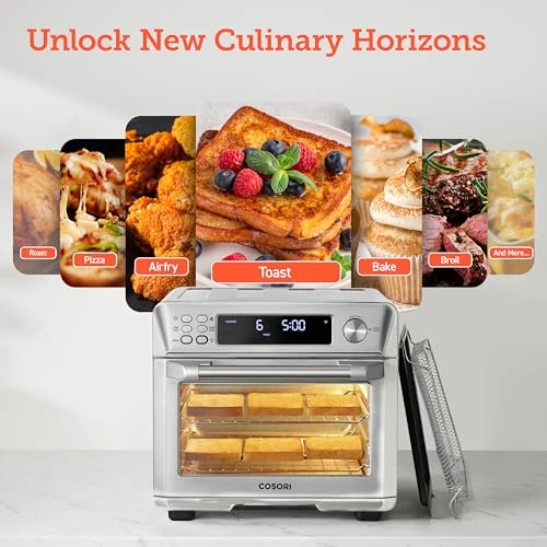 Smart 12-in-1 Air Fryer Toaster Oven Combo — Toaster Ovens, Cosori