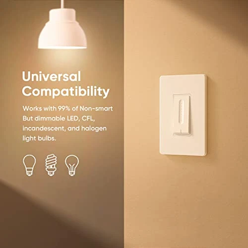 Smart Dimmer Switch 4 Pack — Light Dimmers, TREATLIFE