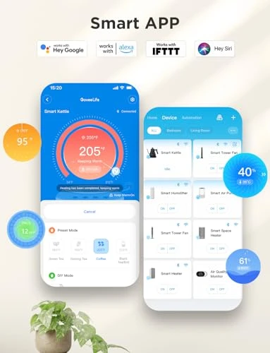Smart Electric Gooseneck Kettle — Kettles & Tea Machines, GoveeLife