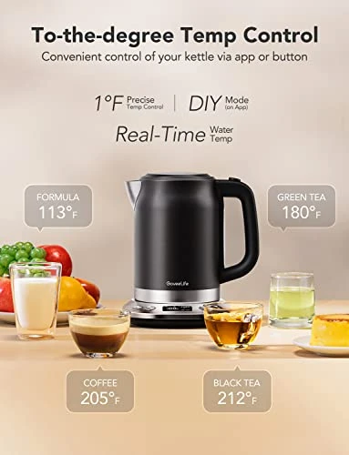 Smart Electric Kettle with Temperature Control — Kettles & Tea Machines, GoveeLife