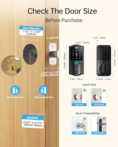 Smart Lock for Front Door — Deadbolts, Firstriver