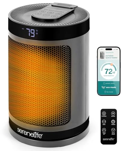 Smart Space Heater — Portable Heating Solutions, SereneLife