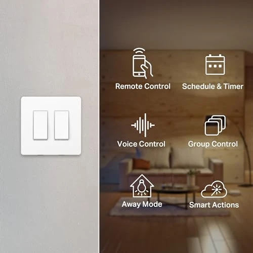 Smart Switch 2-Gang — Dimmer Switches, Kasa Smart
