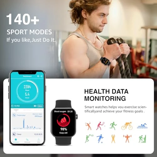 Smart Watch with Fitness Tracking and Voice Calls — Smartwatches, ASEEYIRJ