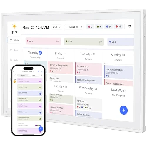 Smart WiFi Electronic Calendar & Chore Chart — Calendars, YPI