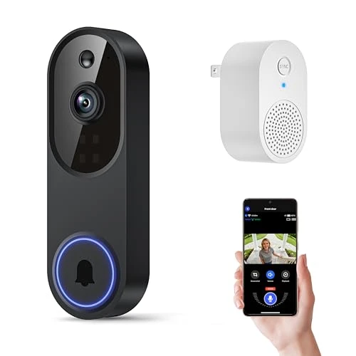 Wireless Wi-Fi Video Doorbell Camera — Smart Home Security, Orbitell