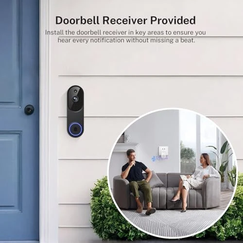 Wireless Wi-Fi Video Doorbell Camera — Smart Home Security, Orbitell