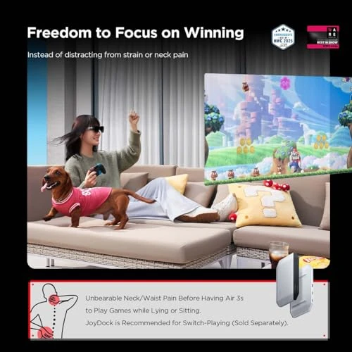 AR/XR Glasses with 201-inch Display — Immersive Viewing, RayNeo