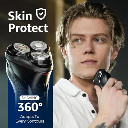 Cordless Electric Razor — Nose & Ear Trimmers, rategist