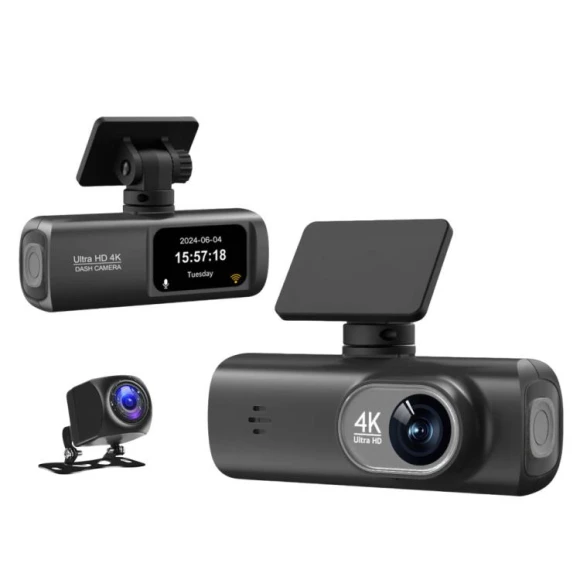 Dual Recording WiFi Smartphone Connected Car Dash Cam — Dashboard Cameras, Artsic