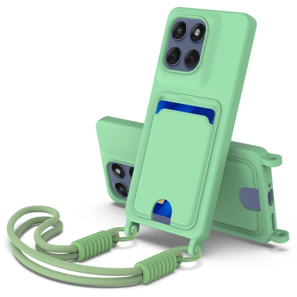 Liquid Silicone Case with Card Holder and Short Strap — Basic Cases, Smartwatch 2025