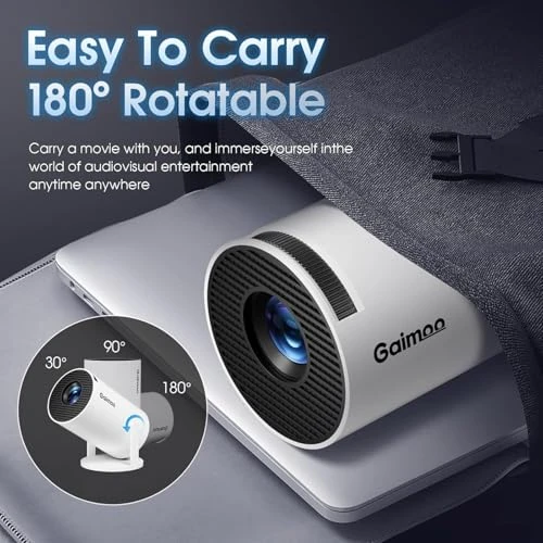 Mini Projector with WiFi and Bluetooth — Home Theater Projectors, Gaimoo