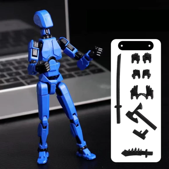 Multi-Part Movable Transforming Robot, 3D Printed Mannequin, 5 Character Figures — Heroic Collectibles, ls18 jazz
