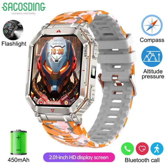 Outdoor Smart Watch with HD Display — Smartwatches, SACOSDING
