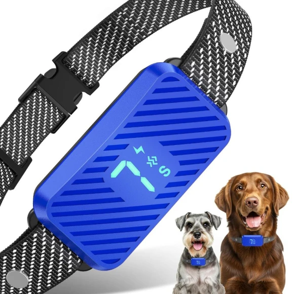 Rechargeable Anti-Bark Collar with Sound and Vibration — Training Collars, Stone Home