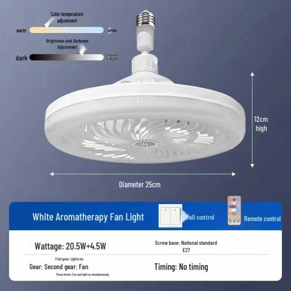 Smart Dimmable Ceiling Fan Light with Remote Control — Ceiling Fan Lighting Solutions, Joy