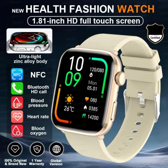 Smart Health Watch with Blood Pressure Monitoring — Smartwatches, SAMS Online