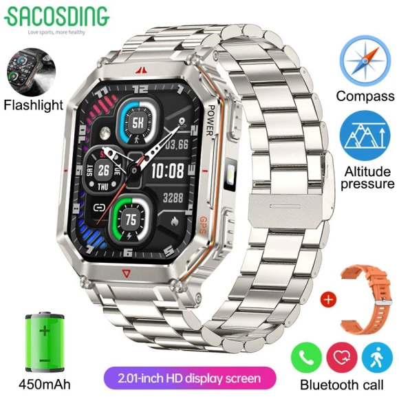 Smart Watch with GPS and AI Assistant — Smartwatches, SACOSDING