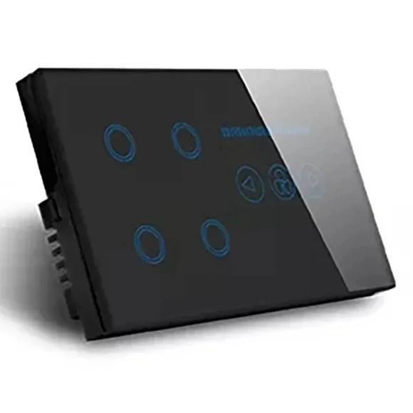 Switch Fan Speed Interruptor Wifi Smart Light 4Gang Glass Touch Sensor Panel — Ceiling Fan Wall Controls, Melery