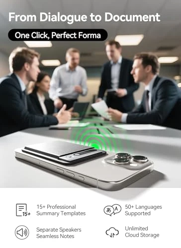 Voice Recorder with AI Transcription and Summarization — Voice Recognition & Productivity Software, Moihosso