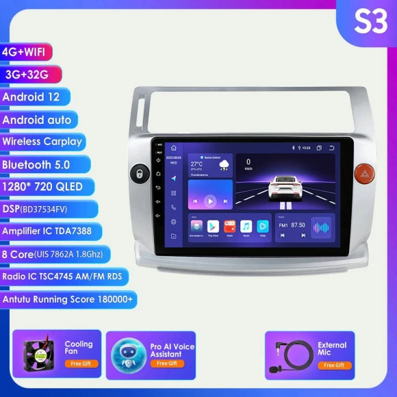 Android Car Stereo with 9.7-Inch Display — Car Infotainment System, Hizpo