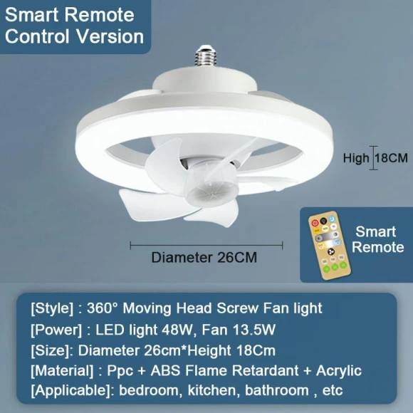 Ceiling Fan with Light and Remote Control — Ceiling Fan Lighting Solutions, OEMG