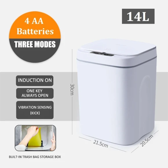 Smart Trash Can with Wireless Sensor — Kitchen Cans, WTEMPO