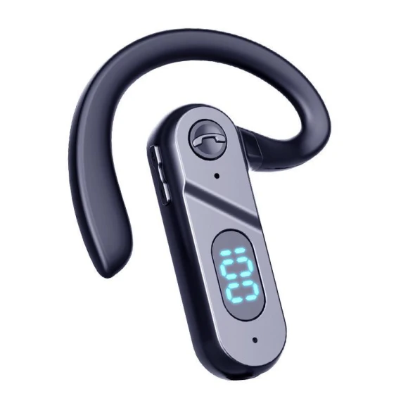 Sports Headset with Bone Conduction, Noise Cancellation, and Digital Display — Over-Ear Headphones, AI Supermarket
