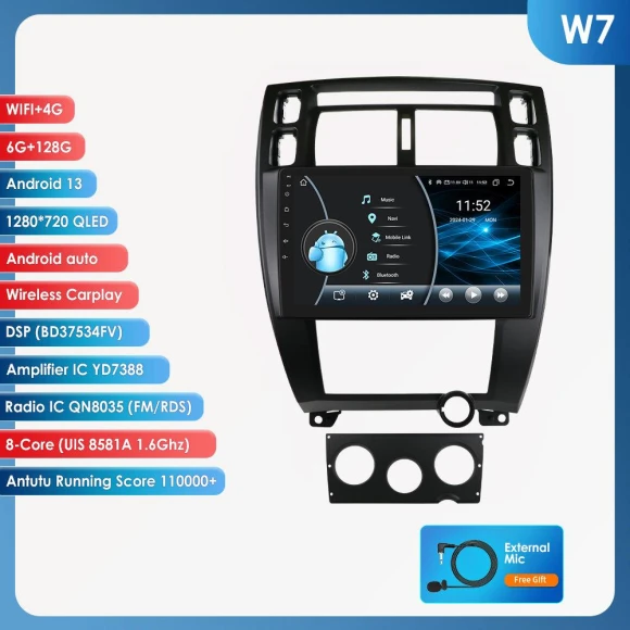 Android Car Radio with Touchscreen — In-Dash, Hizpo