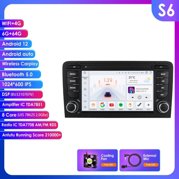 Car Multimedia Player — In-Dash, Hizpo