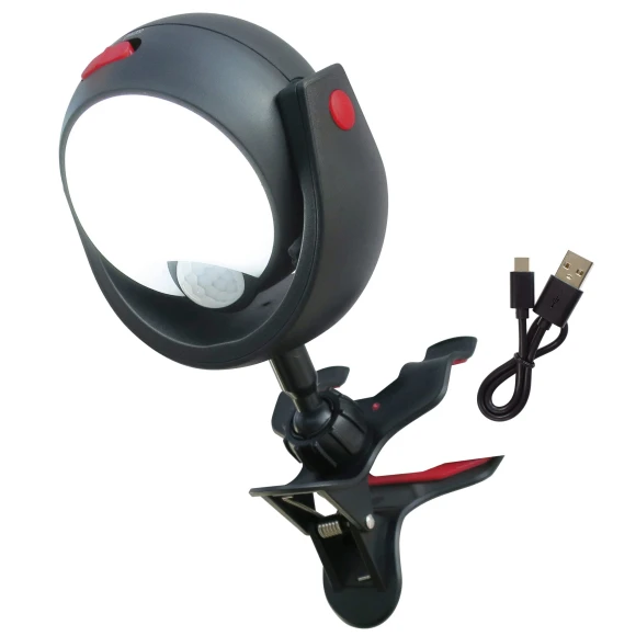 Clip-on USB Charging Outdoor Solar Motion Sensor Light — Motion Sensors, DAISHIN