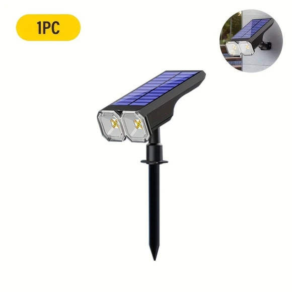Outdoor Double Solar Smart Light — Outdoor Post Lighting, Aura Living