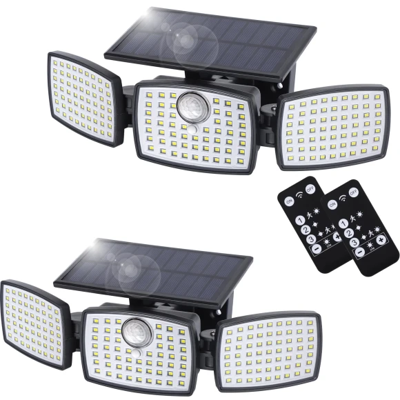 Outdoor Waterproof Solar Sensor Light with Motion Sensor — Outdoor Security & Flood Lighting, MDCMDCM