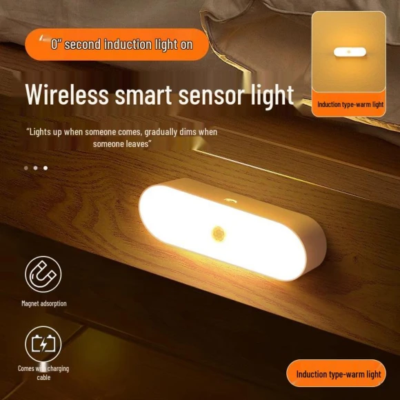 Rechargeable Sound-Controlled Night Light with Motion Sensor — Night Lights, Chose One