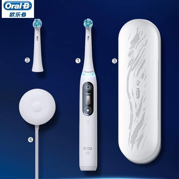 Smart Visual Magnetic Electric Toothbrush with 2 Brush Heads — Rotating Electric Toothbrushes, Oral-B