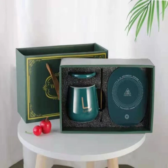 USB Mug Warmer Set with Smart Stand — Beverage Warmers, keyuin