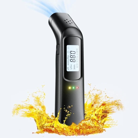 Alcohol Checker with Sensor and Voice Guidance — Breathalyzers & Alcohol Testing, Japan Premium