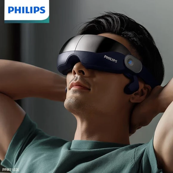 Smart Eye Massager with Heat and Bluetooth — Eye Massager, Philips