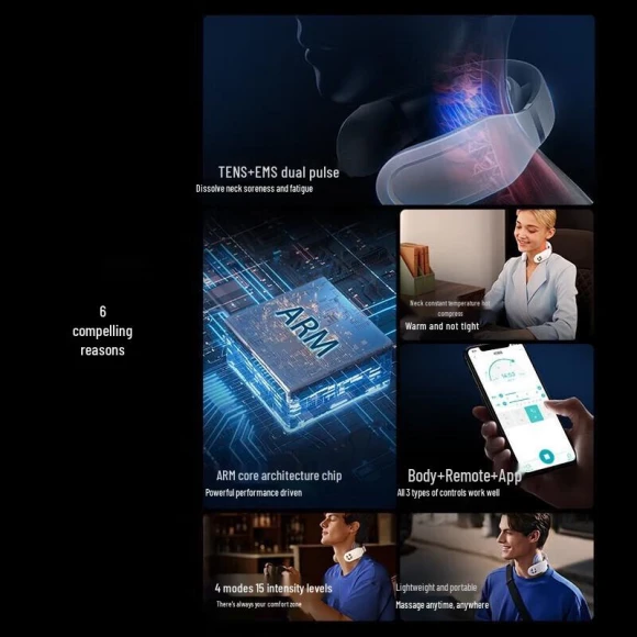 Smart Neck and Shoulder Massager — Muscle Stimulators, SKG