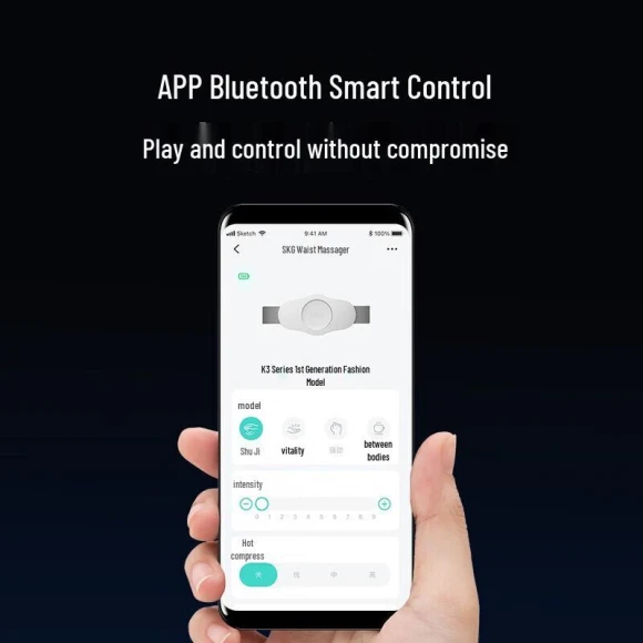 Smart Portable Lumbar & Abdominal Massager — Rehabilitation & Therapy Equipment, SKG