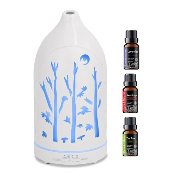 7-Color LED Aroma Diffuser — Air Moisturizers, Automobile Club