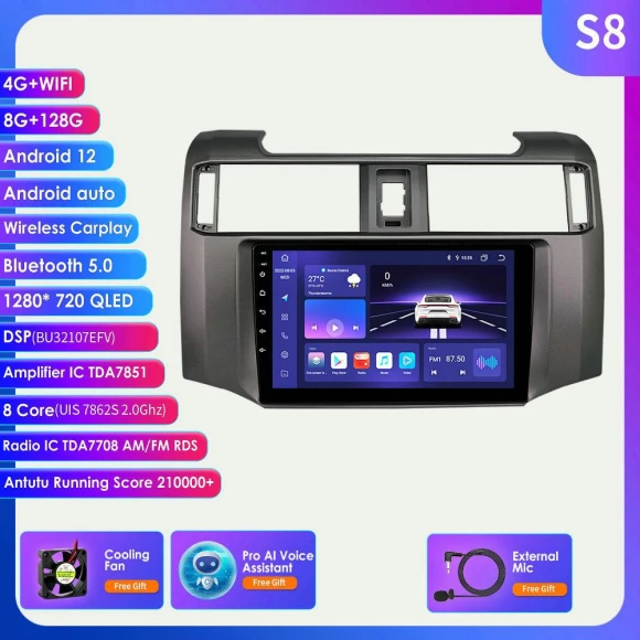 Car Multimedia Player with GPS and AI Voice Control — Car Installation Essentials, Hizpo