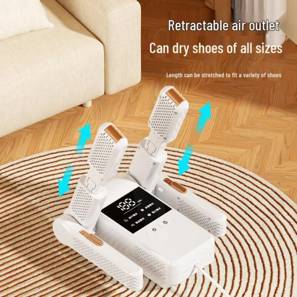 Folding Shoe Dryer with Smart Timer — Shoe Dryers, FashionFlair