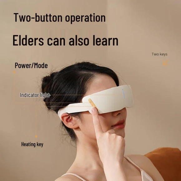 Smart Bluetooth Hot Compress Steam Eye Massager — Rollers & Pens, Hezheng