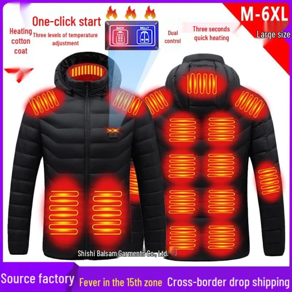 Smart Cotton Jacket with Heating — Electric Throws, UrbanEdge
