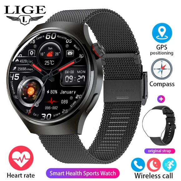 Smart Watch with Full Touch Screen — Smartwatches, LIGE