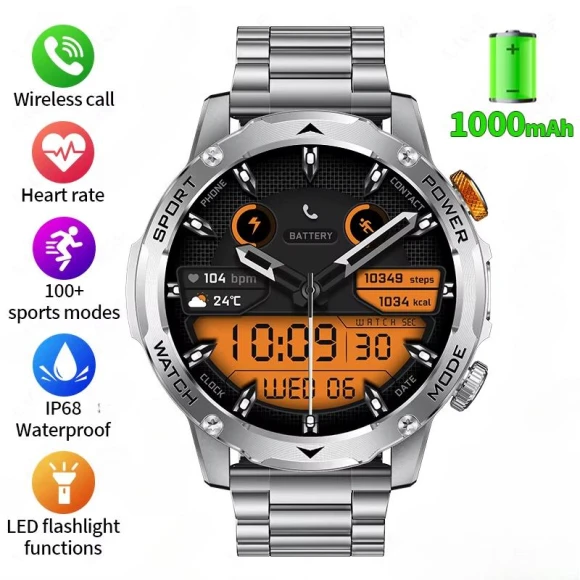 Smart Watch with GPS and AMOLED Display — Smartwatches, XMSJ